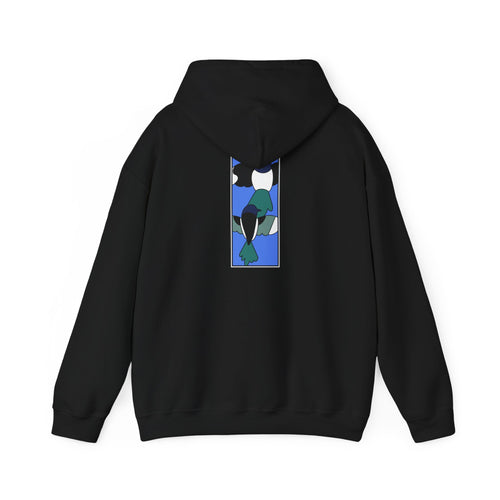 MAGPIES Black Hooded Sweatshirt